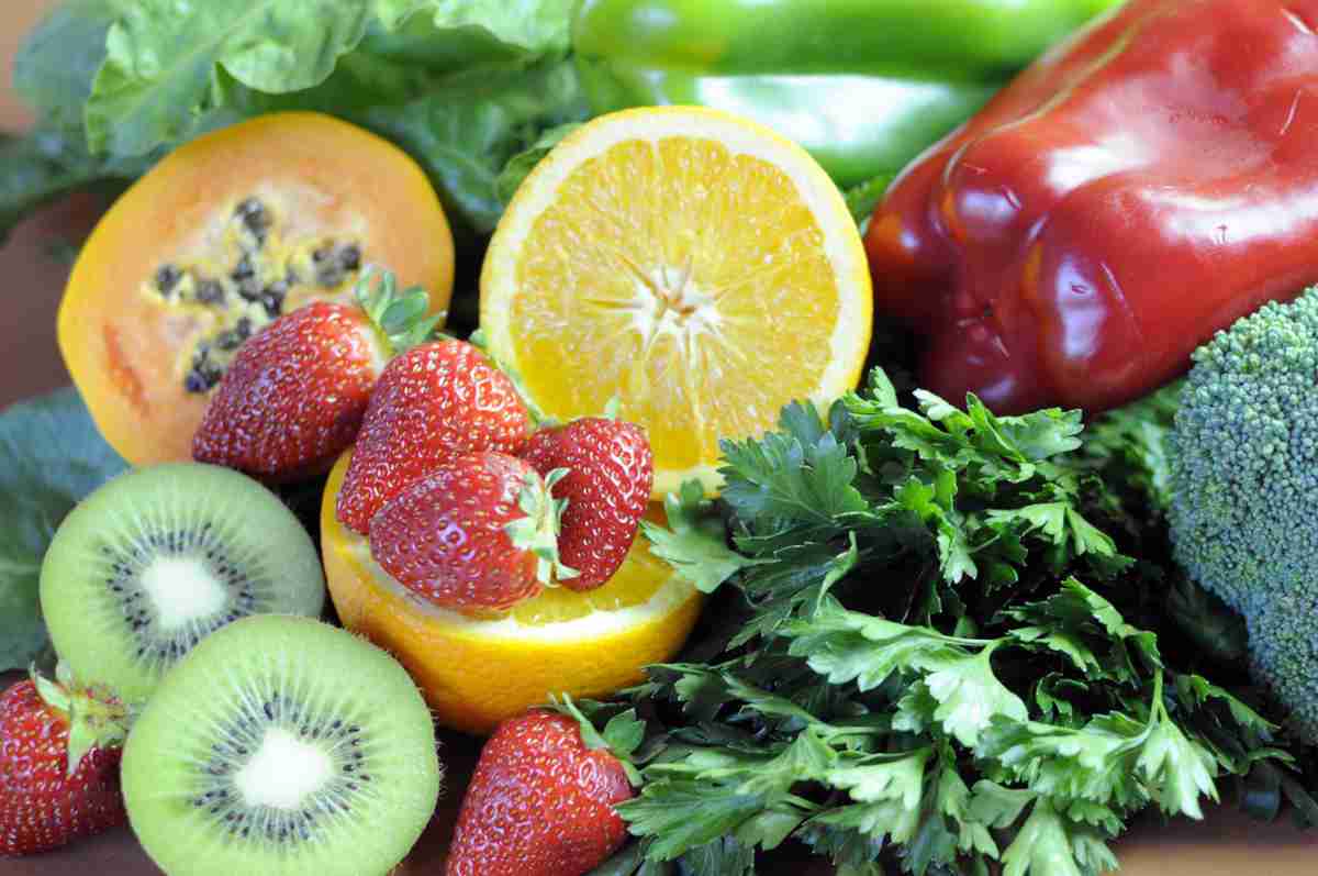 Vitamin C-rich fruits and vegetables