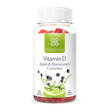 Vitamin D Apple & Blackcurrant Gummies 30s